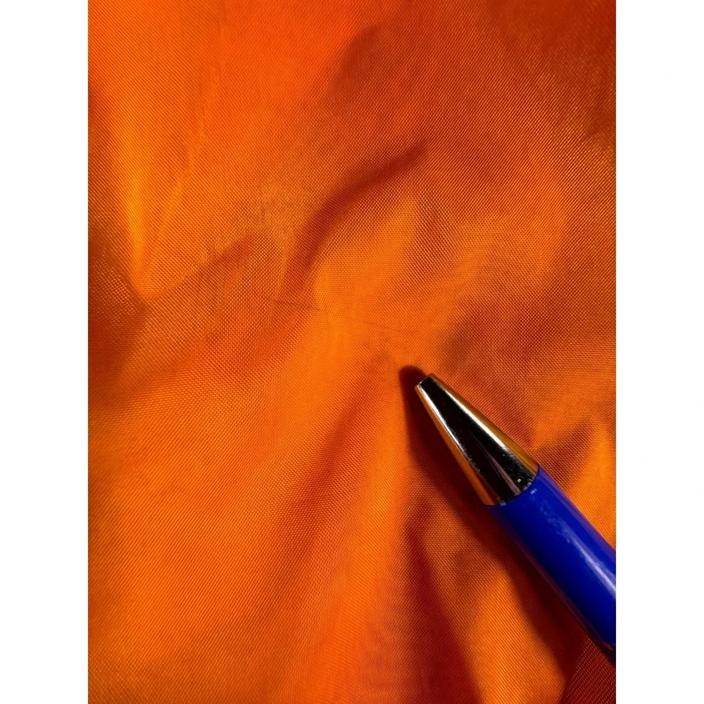 Columbia Sportswear Windbreaker Jacket Youth Medium 10/12 Orange Gray Hooded